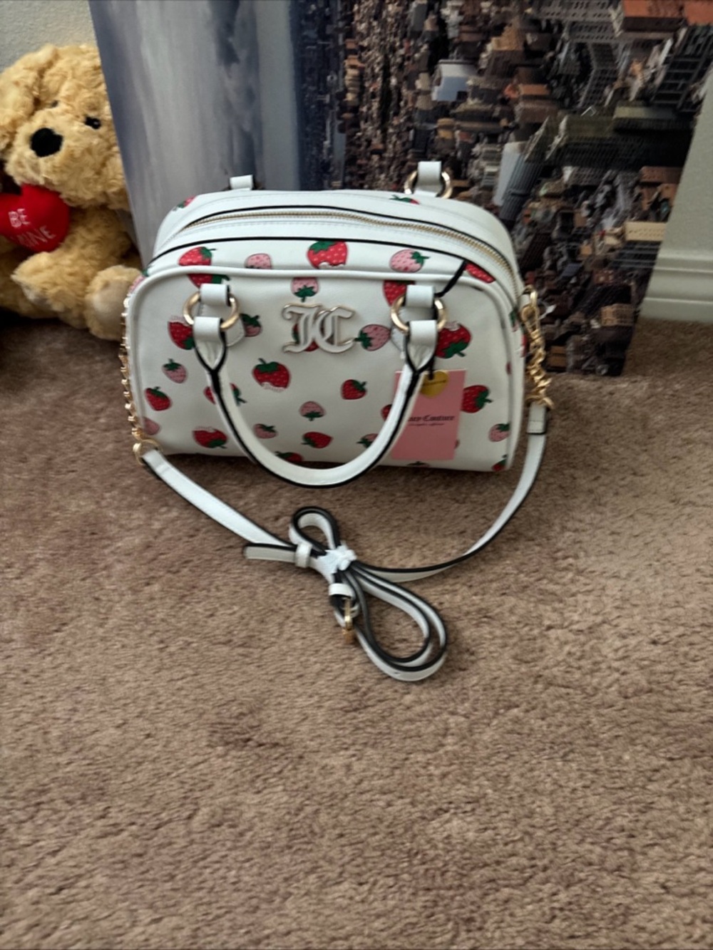 Juicy couture strawberry bag NWT - Picture 4 of 6